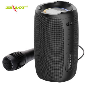 Zealot S61 Bluetooth Speakerwith IPX6 Waterproof Protection and Outdoor Bass Sound for Backyard and Beach Party10W Loudspeaker