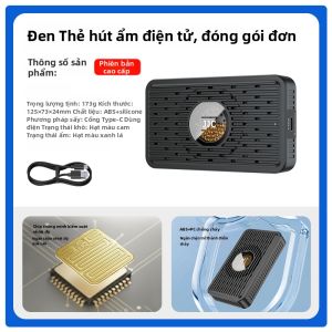 JJC | Thẻ Hút Ẩm Điện Tử Tái Sử Dụng