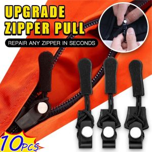 🔥Bán chạy🔥10 chiếc đầu khóa kéo có thể tháo rời Bộ đồ nghề điện khóa kéo tự làm kim loại bền 3 kích thước khác nhau đầu khóa kéo vali Bộ công cụ may