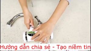 Máy Làm Nóng Nước Trực Tiếp Tại Vòi KAW- Vòi Đứng/ Vòi Ngang có màn hình LED hiển thị nhiệt độ chống giật an toàn khi sử dụng