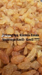 Kismis Raisin Simin Manis 1kg / Jumbo Golden Raisin / Anggur Kering tanpa biji/ Kismis kuning