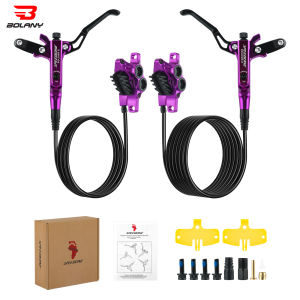 SPEEDONE MTB Front And Rear Brake 4 Piston Hydraulic Disc Brake 850mm/1600mm AM HD Bicycle Disc Brake for BOLANY Mountain Bike