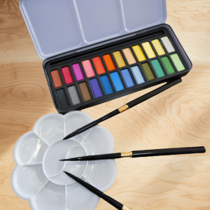 3 sets of detachable nylon brush brushes with soft bristles professional watercolor gouache oil painting and acrylic painting a