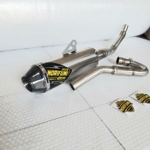Knalpot Norifumi Rocket 4 fullset untuk CRF150LKLX BF G EXTREM DTRACKER