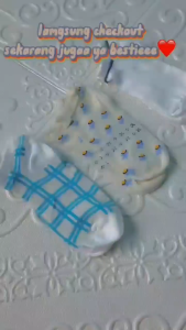 FSKS134 Kaos Kaki Wanita Ankle Socks Kaos Kaki Pendek Semata Kaki Motif Cherry