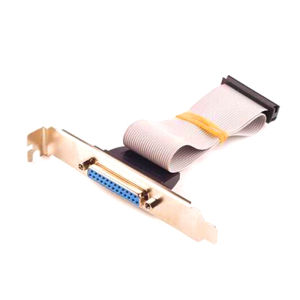 EELHOE | [NC]LPT1 Parallel Port Printer I/O Adapter DB25 To IDC 26Pin Header Slot Plate[NC]