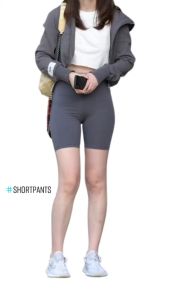 Legging Pendek 3/4 Jumbo Polos Wanita BB 65 - 85kg XL XXL