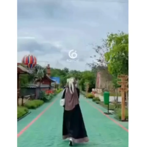 Best Seller Liyana Syari Set Hijab abaya remaja aesthetic santri ceruty premium Usia 12-17 Tahun gamis anak abg perempuan lebaran terbaru 2025