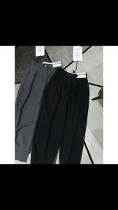 Quần Baggy 2 Khuy Cạp Cao Phối Cạp Trắng Cá Tính Năng Động - LCXQ93
