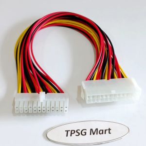 Cáp nối dài nguồn 24 Pin / Cáp dài 30Cm (Chuẩn nguồn ATX)