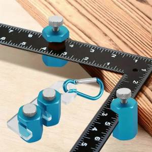 Tall Stair Gauges for Stair Layout Rafter Stair Gauges Framing Square Attachment Jigs Vertical Angle Measuring Tool