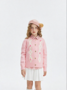New Cute Spring Thermal Kids Cardigan