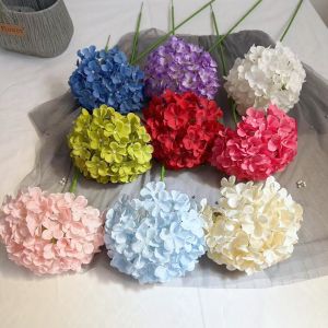 Decorative Large Single Stemmed Fabric Flower Bouquet for Wedding Hall Decoration Fake Flower Arrangement Bouquet Country Style