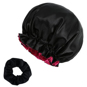 Luxurious Soft Lace Sleep Cap with Small Hairband Womens Night Cap Comfortable Material Ideal Festive Gift