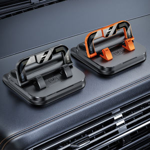 SEAMETAL Dashboard Car Phone Holder 360 Rotation Navigation Bracket Non-slip Silicone Mount Parking Phone Number Plate