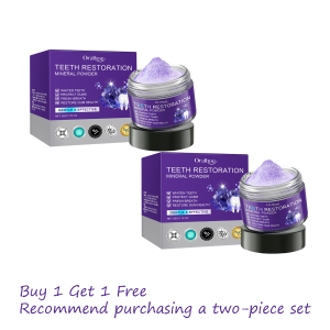oralhoe | Purple Teeth Whitening Powder 50g - Deep Cleaning and Teeth Cleaning Powder Fresh Breath Toothpaste Lavender Extract