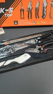 KBN-015 Alat Berkebun 1 Set isi 5pcs Dapat Gunting Ranting dan Gergaji Dahan Ranting Pohon Tebal Kebun