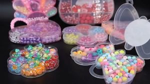 กล่องใส่ลูกปัด DIY แบ่งช่องรังผึ้ง ใส่เครื่องประดับ จิวเวอร์รี่ สร้อย ต่างหู มีหลายแบบให้เลือก /2109