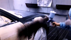 👍 ปืนพ่นสี H-2000 หัวฉีดปืนลมขนาดเส้นผ่าศูนย์กลาง 0.8 / 1.0 มม. ปืนพ่นสี