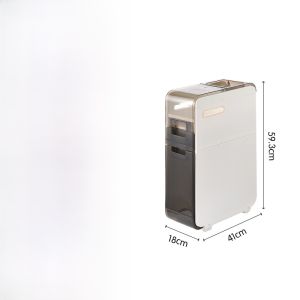 Bathroom Storage Rack Toilet Paper Organizer Floor Standing Drawer Style Bathroom Cabinet Narrow Gap Cart Toilet Holder