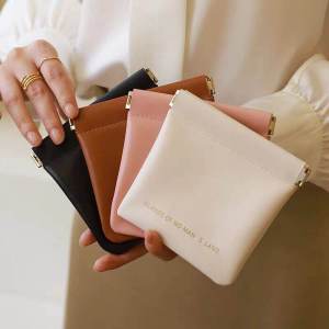 [Activity] Portable Coin Purse Earphone Data Cable Storage Small Bag Student Sanitary Pads Elastic Cosmetics Bag