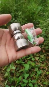 Chốt Cửa Từ Tính Mini 60mm Siêu Ngắn Bằng Thép Không Gỉ Phụ Kiện Sàn Nhà Kèm Vít Giá Đỡ Ẩn Dùng Cho Cải Tạo Nhà Cửa
