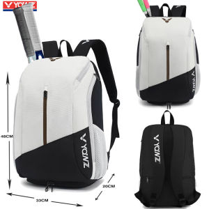 กระเป๋าแบดมินตันความจุขนาดใหญ่แบบสะพายไหล่สองข้างสำหรับเด็กและเยาวชน กระเป๋าแบดมินตันแบบพกพาสำหรับผู้ชายและผู้หญิง กระเป๋าแบดมินตันแบบลำลองสำหรับนักเรียน