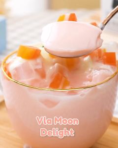 SILKY PUDDING Peach Forisa Moms Recipe 155g PUYO Puding Susu
