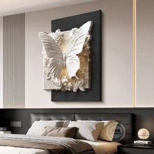 RUIBAHAO | Luxury Modern Minimalist 3D Abstract Bedroom Decorative Painting