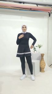 Rok legging Olahraga Panjang Wanita Legging Rok Olahraga Wanita Muslimah