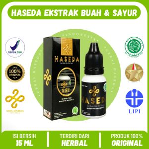 HASEDA OBAT HERBAL TETES 15ML EKSTRAK SARI BUAH DAN SAYUR
