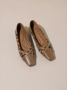 Josiny | Leopard Print Soft Sole Flat Women Shoes Low Heel