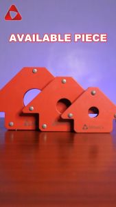 Mitsushi ที่เชื่อมเหล็กแม่เหล็ก 6 ชิ้น แม่เหล็กจับฉาก จิ๊กแม่เหล็ก เอนกประสงค์ 30°/45°/60°/75°/90°/135°แม่เหล็กขนาดเล็ก ฉากแม่เหล็ก จับฉาก เข้ามุม เชื่อมโลหะ