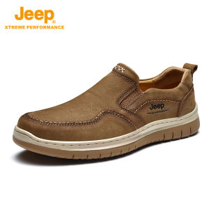 Jeep | Jeep Mens Outdoor Sports Hiking Shoes Anti-slip Wear-resistant Casual Breathable One-step Sport Mens Shoes Comfortable Inner Material