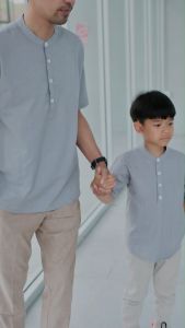 Kafa Series: Kemeja Muslim & Baju Koko Couple untuk Ayah dan Anak