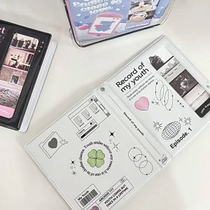 6 Inch Album 4 Grid Photo Strip Idol Photocard Collecting Book  Photo Strip Storage Album Friend Birthday COD