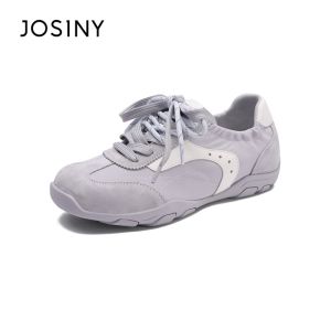Josiny | Color Block Leisure Sport Purple Sneakers