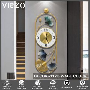 VIEZO large Metal Wall Clock Wall Clock Home Decor Wall Clock Wall Art Clock