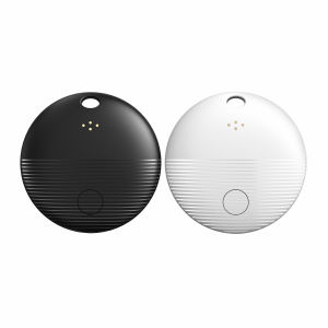 Round Anti-Lost Device with Google Find Hub Bluetooth-Compatible Air Tracker Tag Search Locator Tracking Device Item Search/Backpack/Search