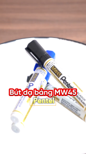 Bút dạ bảng Pentel MW45 thiết kế xoay có thể thay mực màu mực sáng dễ lau chùi