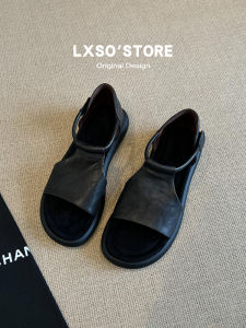 Vintage Leisure Soft Leather Sandals