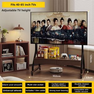 HUIXIONGKANLAN | Modern Mobile Storage TV Stand Small Home Design