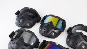 COD TaffSPORT BOLLFO Kacamata Goggles Mask Motor Retro Windproof - MT-04 / Kacamata pria wanita / anti debu angin / motor cross / kacamata siang malam / kacamata murah promo