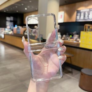 ออปโป้ไฟนด์ N3แบบฝาพับกันกระแทกเคสใสสำหรับออปโป้ไฟนด์ N3ฝาพับ N 3 FindN3Flip พลิกอะคริลิคใส5G บางเฉียบยากเคสโทรศัพท์กันชน PC ฝาหลังป้องกัน