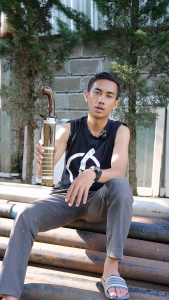 Juragan Pisau | Perkakas Golokk Kebun Simpay Perak Bahan Baja Sup9 Panjang 30 cm Multifungsi