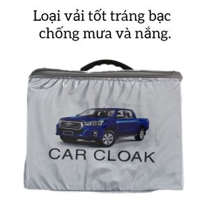 Bạt phủ xe ôtô FORD EVEREST tráng bạc cao cấp kèm hộp đựng.