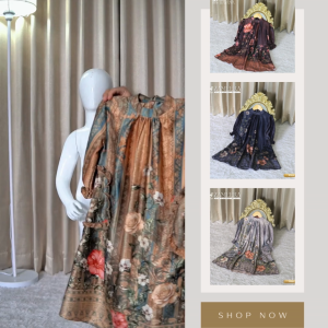 Gamis Lebaran Anak Perempuan set jilbab Zalira Kids usia Newborn 0-6 Tahun Rayana Dress Anak Perempuan elegan / Gamis Bayi