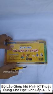 Bộ Lắp Ghép Mô Hình Kĩ Thuật Dùng Cho Học Sinh Lớp 4 - 5 Chất Lượng Cao Màu Sắc Kiểu Dáng Đa Dạng Tháo Lắp Dễ Dàng Được Sử Dụng Rộng Rãi Trong Các Nhà Trường