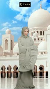 Zain - Mukena Safar Travelling 2025 Free Tas Mini Crincle Airflow Premium High Quality