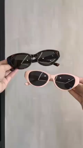 PL-H032-P1 Kacamata Premium Quality Eksklusif Cat Eye Modis - Retro Chic Anti UV400 Desain Elegan